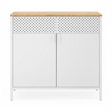 Songmics Ormarić za pohranu 40x80x76 cm smeđi