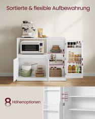 Songmics Kuhinjski ormarić 40x90x90 cm Bijeli