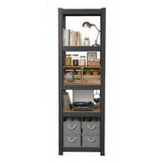 Songmics Čvrsta polica s 5 polica 150x37x37 cm smeđa