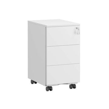 Songmics Mobilni ormarić za arhiviranje 40x30x54 cm Bijeli