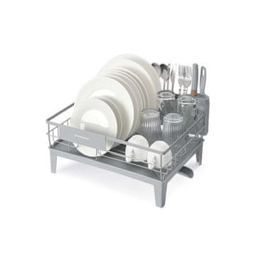 Songmics Oslon za suđe 31x42x185 cm sivi