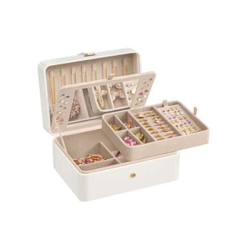 Songmics Kutija za nakit 176x22x11 cm Bijela