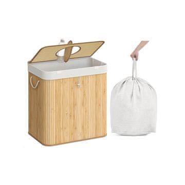 Songmics Kanta za reciklažu boca 505x405x61 cm Bež