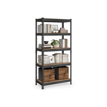 Songmics Čvrsta polica 45x90x180 cm smeđa