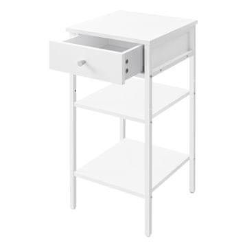 Songmics Noćni ormarić 351x351x701 cm smeđa crna