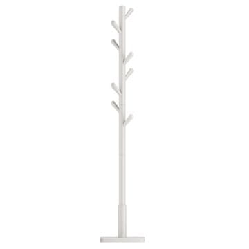 Songmics Vješalica za kapute 30x30x175 cm Bijela