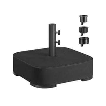 Songmics Baza za suncobran 50x50x40 cm Crna