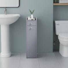 Songmics Kupaonska ormarić 40x18x70 cm Siva