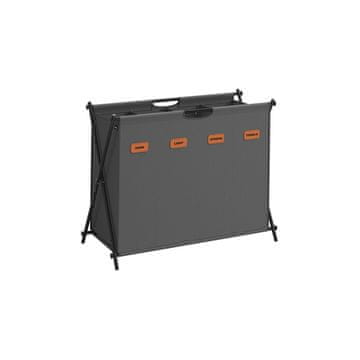 Songmics Košara za rublje s 2 pretinca 799x40x66 cm siva