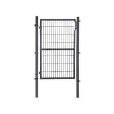 Songmics Vrtna vrata 106x150 cm Siva