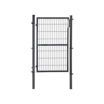Songmics Vrtna vrata 106x150 cm Siva