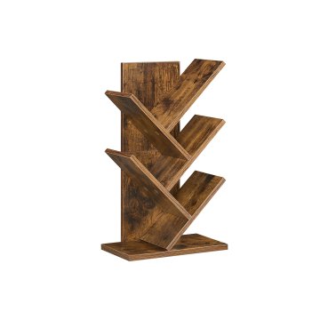 Songmics Knjigovodstveni regal 172x30x51 cm smeđi