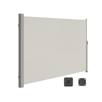 Songmics Bočni tende 200x350 cm bež