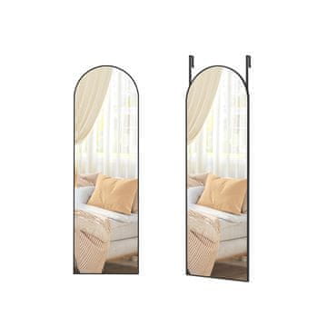 Songmics Ogledalo pune dužine 120x40 cm Crno