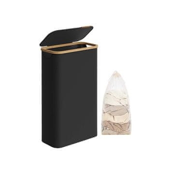 Songmics Košara za rublje 42x225x705 cm Crna