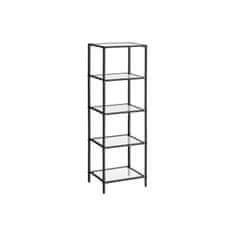 Songmics Polica 5 razina 30x40x1245 cm prozirna