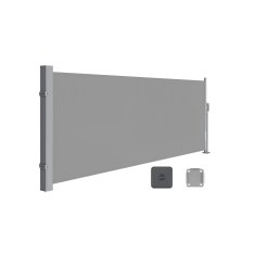 Songmics Bočni tende 140x300 cm siva