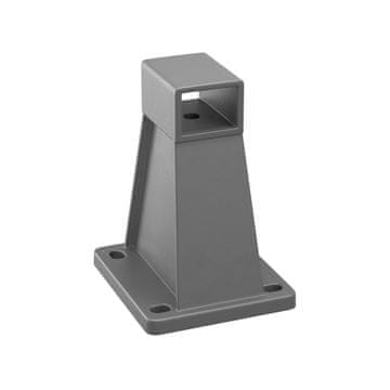 Songmics Zidni nosač za bočne tende 8x9x115 cm sivi