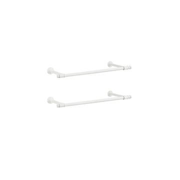 Songmics Vješalica za odjeću zidna 30x84x7 cm bijela