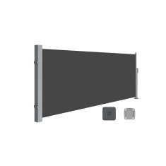 Songmics Bočni tende 140x300 cm siva