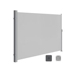 Songmics Bočni tende 160x350 cm Siva