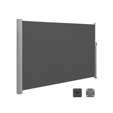 Songmics Bočni tende 160x450 cm Siva