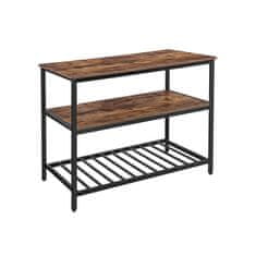 Songmics Kuhinjski otok 120x60x90 cm smeđi