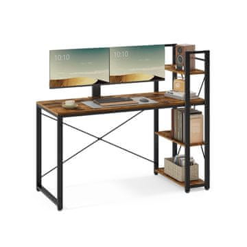 Songmics Radni stol 56x1372x120 cm smeđi