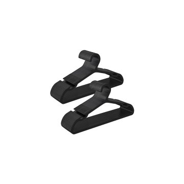 Songmics Vješalice za odjeću 417x21 cm Crna plastika