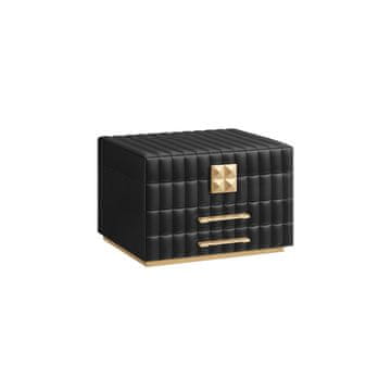 Songmics Kutija za nakit 215x24x158 cm Crna