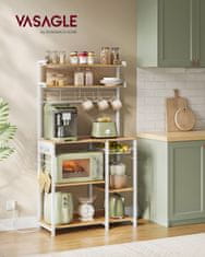 Songmics Kuhinjska polica 40x90x1655 cm smeđa