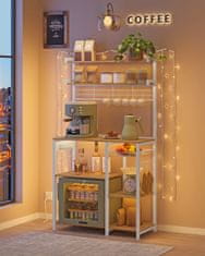 Songmics Kuhinjska polica 40x90x1655 cm smeđa