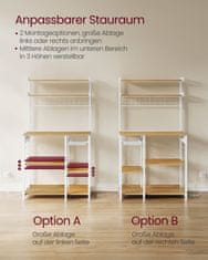 Songmics Kuhinjska polica 40x90x1655 cm smeđa