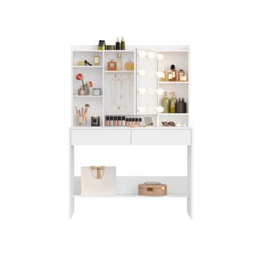 Songmics Toaletni stol 40x90x1447 cm Bijeli