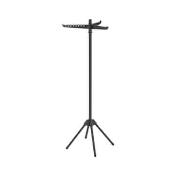 Songmics Stalak za sušenje rublja 65x65x150 cm Crni