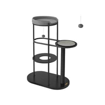 Songmics Mačji toranj 80x43x111 cm Crni