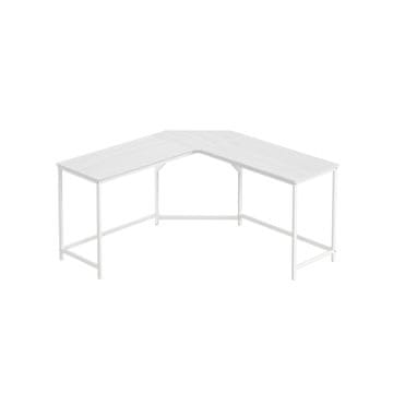 Songmics Ugaoni radni stol 149x149x76 cm Bijeli