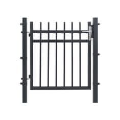 Songmics Vrtna vrata 106x100 cm Siva