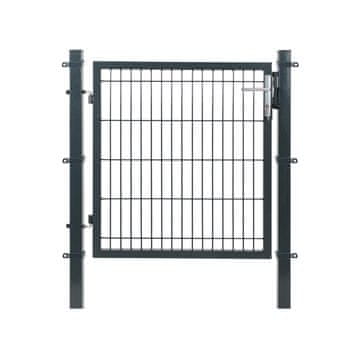 Songmics Vrtna vrata 106x6x145 cm Siva