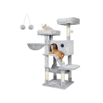 Songmics Stablo za mačke 49x49x135 cm Plavo