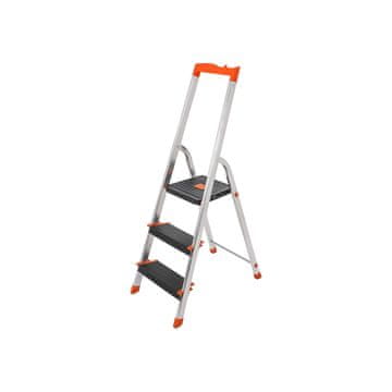Songmics Stalak sa 3 stepenice 42x56x122 cm Srebrni