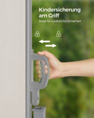 Songmics Bočni tend 180x350 cm bež