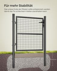 Songmics Vrtna vrata 106x6x150 cm Zelena