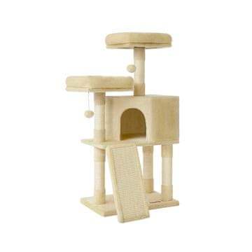 Songmics Stablo za mačke 50x35x115 cm Bež