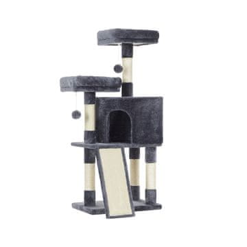 Songmics Stablo za mačke 50x35x115 cm Sivo