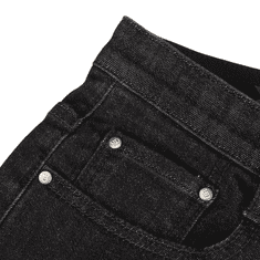 Nikcorp Muške traperice Regular Fit, ravne nogavice, isprani crni traper, pamuk s elastanom, srednji struk, crne, veličina 29