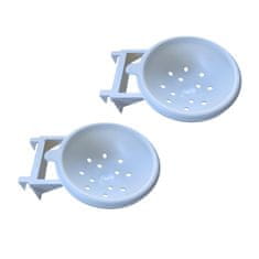 Nikcorp Gnijezdo za ptice s držačem za kavez, plastična kućica za inkubaciju kanarinaca i tigrica, bijela, 15 cm, 2 komada