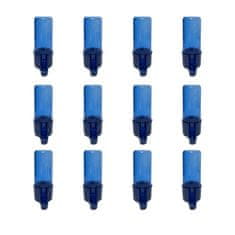 Nikcorp Automatska pojilica za ptice, dozator vode 100 ml, plava, za krletke i kaveze, gravitacijska, set od 12 komada