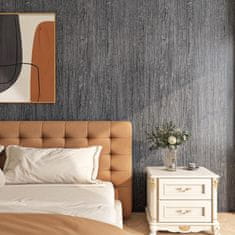 Nikcorp Samoljepljiva tapeta PVC folija za namještaj sivo drvo, vodootporna dekorativna folija za kuhinju i ormare, 40 cm x 6 m