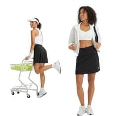 Nikcorp Sportska suknja za tenis i golf s unutarnjim kratkim hlačama i džepovima, brzosušeća, crna, veličina S, ženska 2 u 1